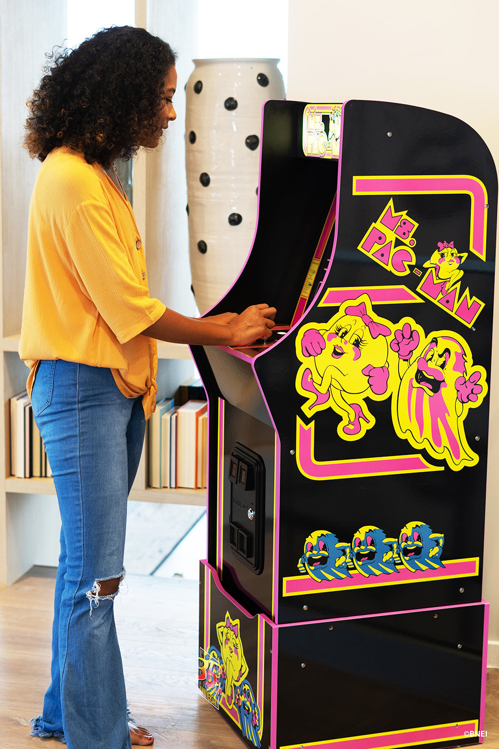ARCADE1UP Ms Pac-Man Edition Retro Arcade Game